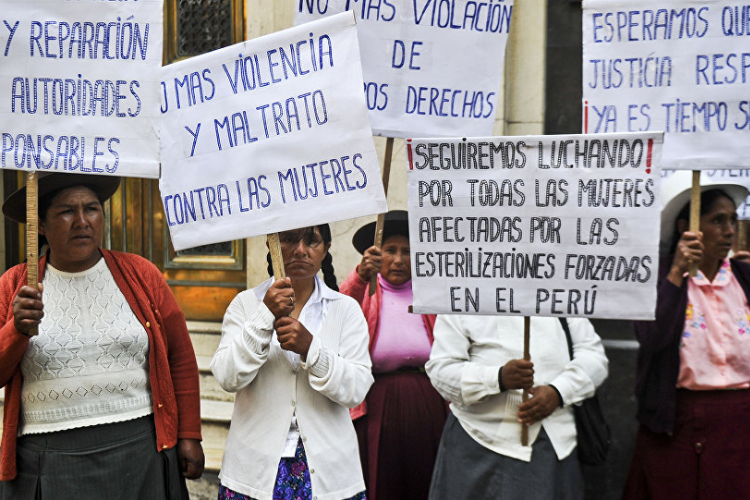 Esterilizaciones forzadas en Perú: demanda ante la ONU